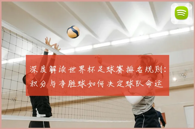深度解读世界杯足球赛排名规则：积分与净胜球如何决定球队命运